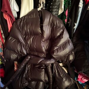 AKIRA Black Puffer Jacket